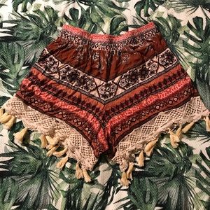 Cutest boho shorts EVER